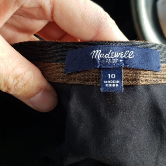 Madewell
Women's Brown Silk Skirt in Stripe - Picture 3 of 3